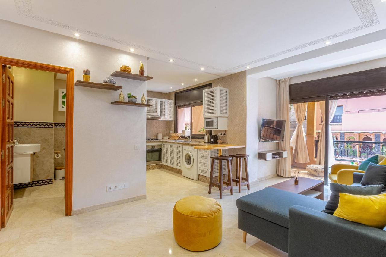 Le Palmier - Appartement Authentique A Gueliz Марракеш Экстерьер фото