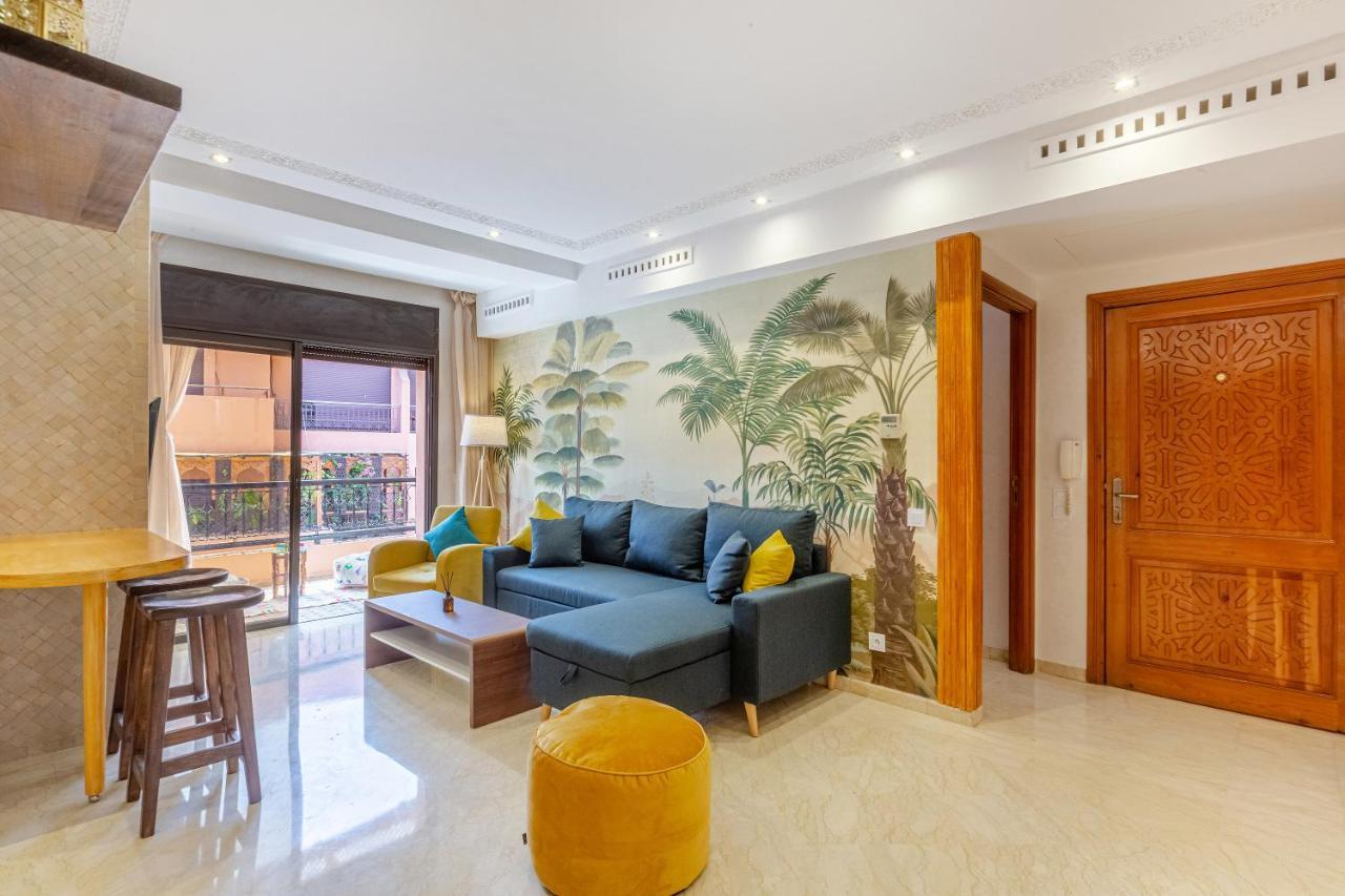 Le Palmier - Appartement Authentique A Gueliz Марракеш Экстерьер фото