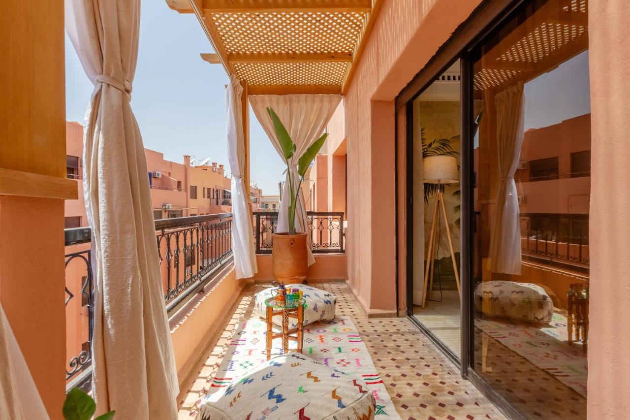 Le Palmier - Appartement Authentique A Gueliz Марракеш Экстерьер фото
