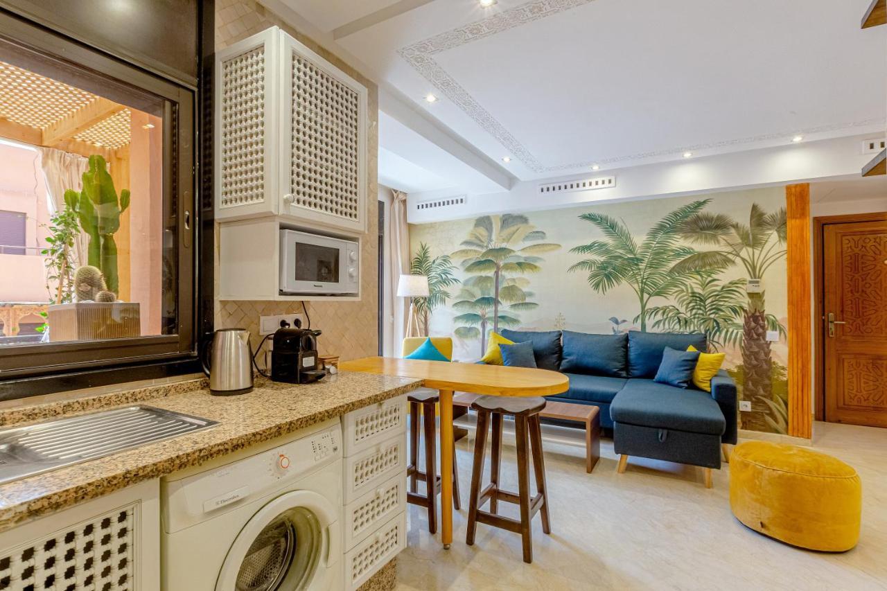 Le Palmier - Appartement Authentique A Gueliz Марракеш Экстерьер фото