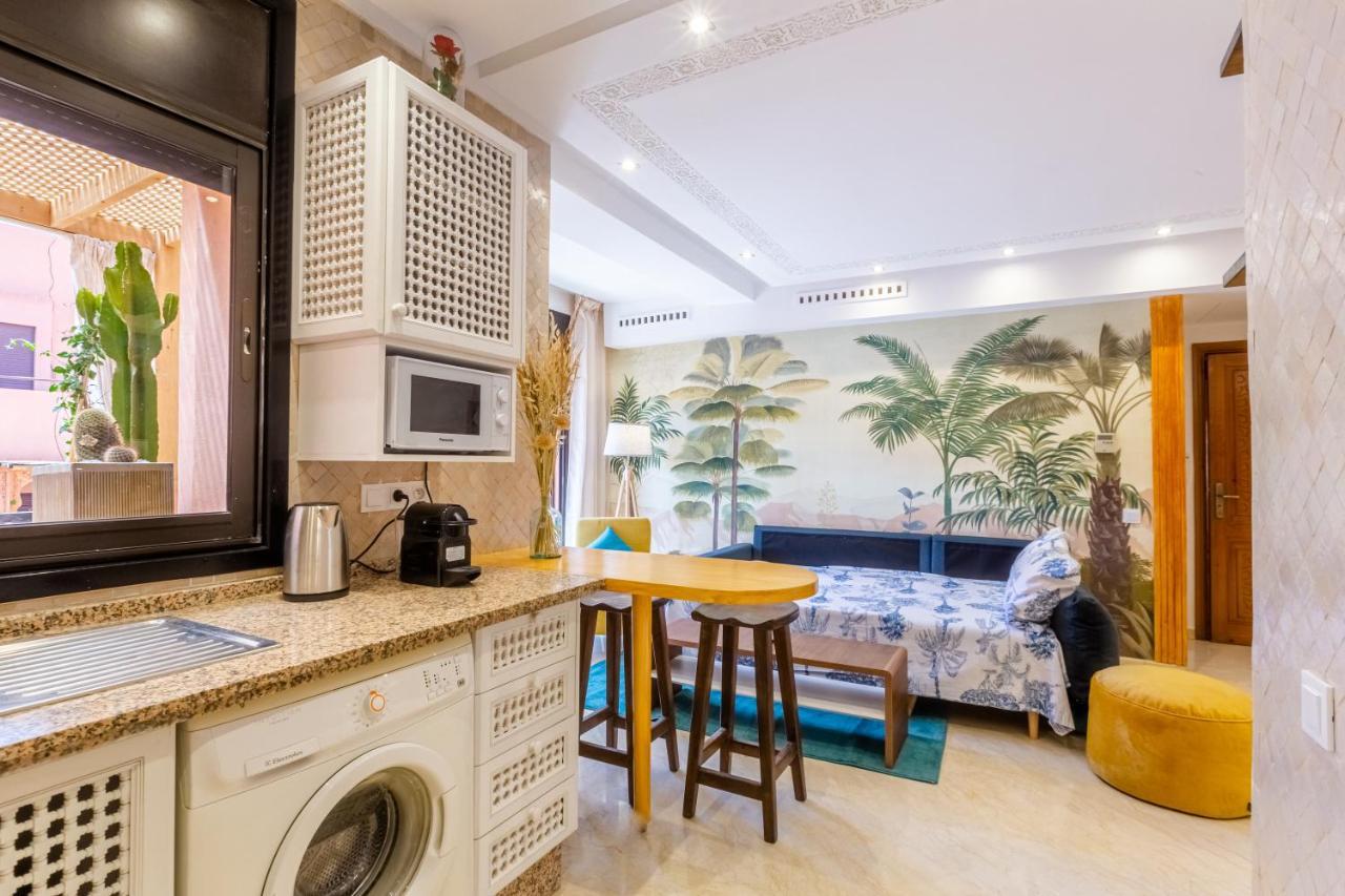 Le Palmier - Appartement Authentique A Gueliz Марракеш Экстерьер фото