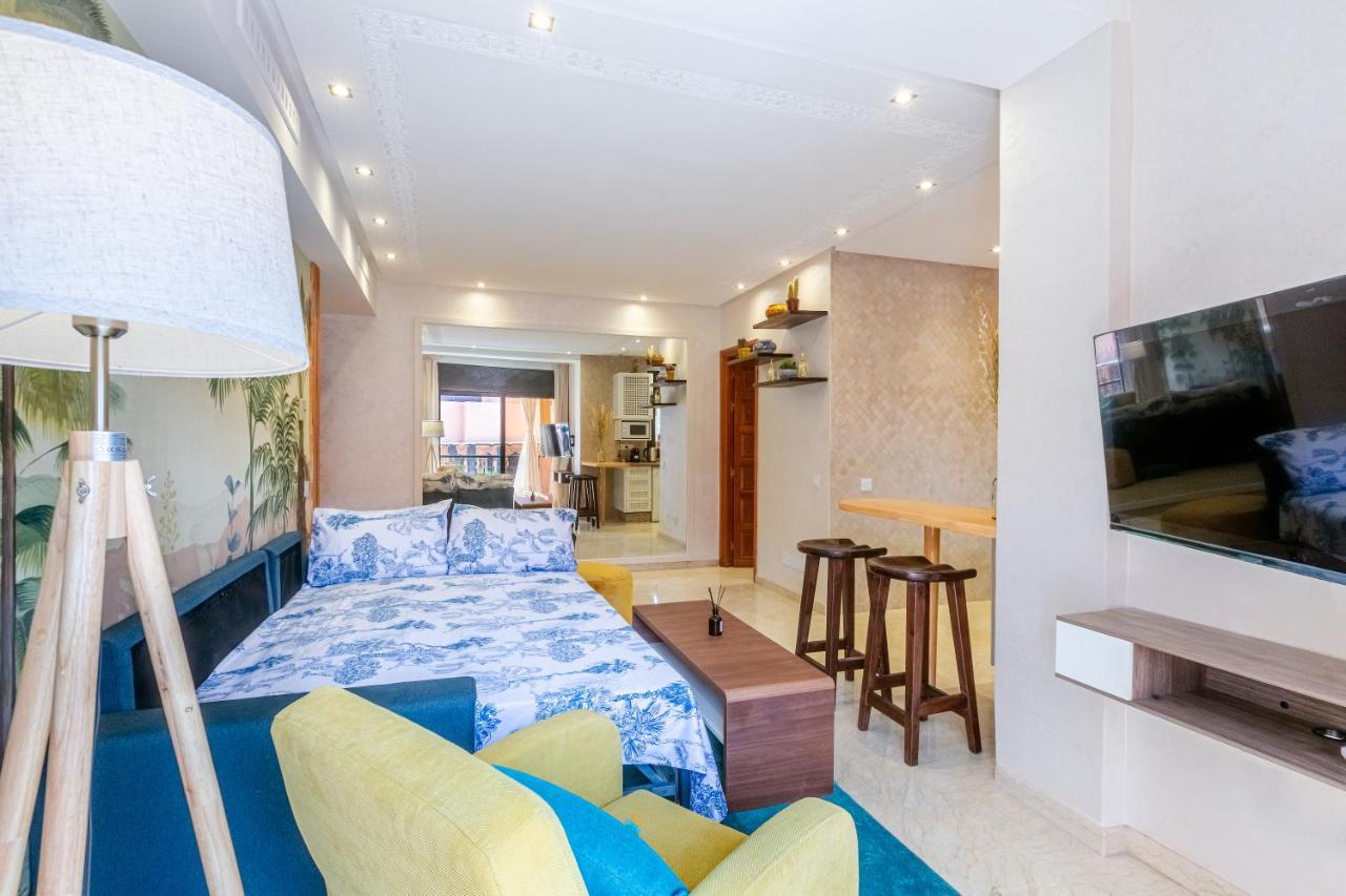 Le Palmier - Appartement Authentique A Gueliz Марракеш Экстерьер фото